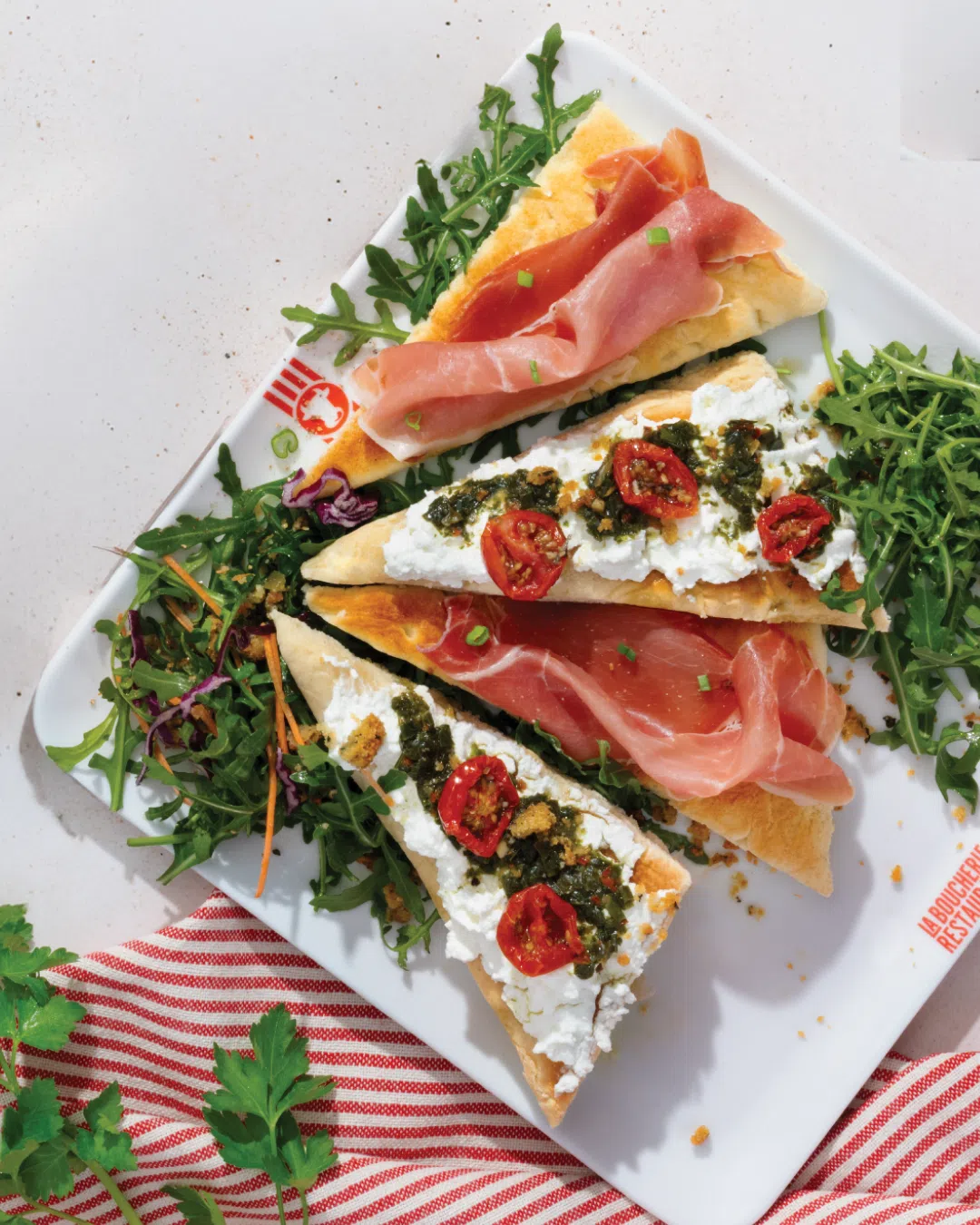 Salade Focaccia Chèvre